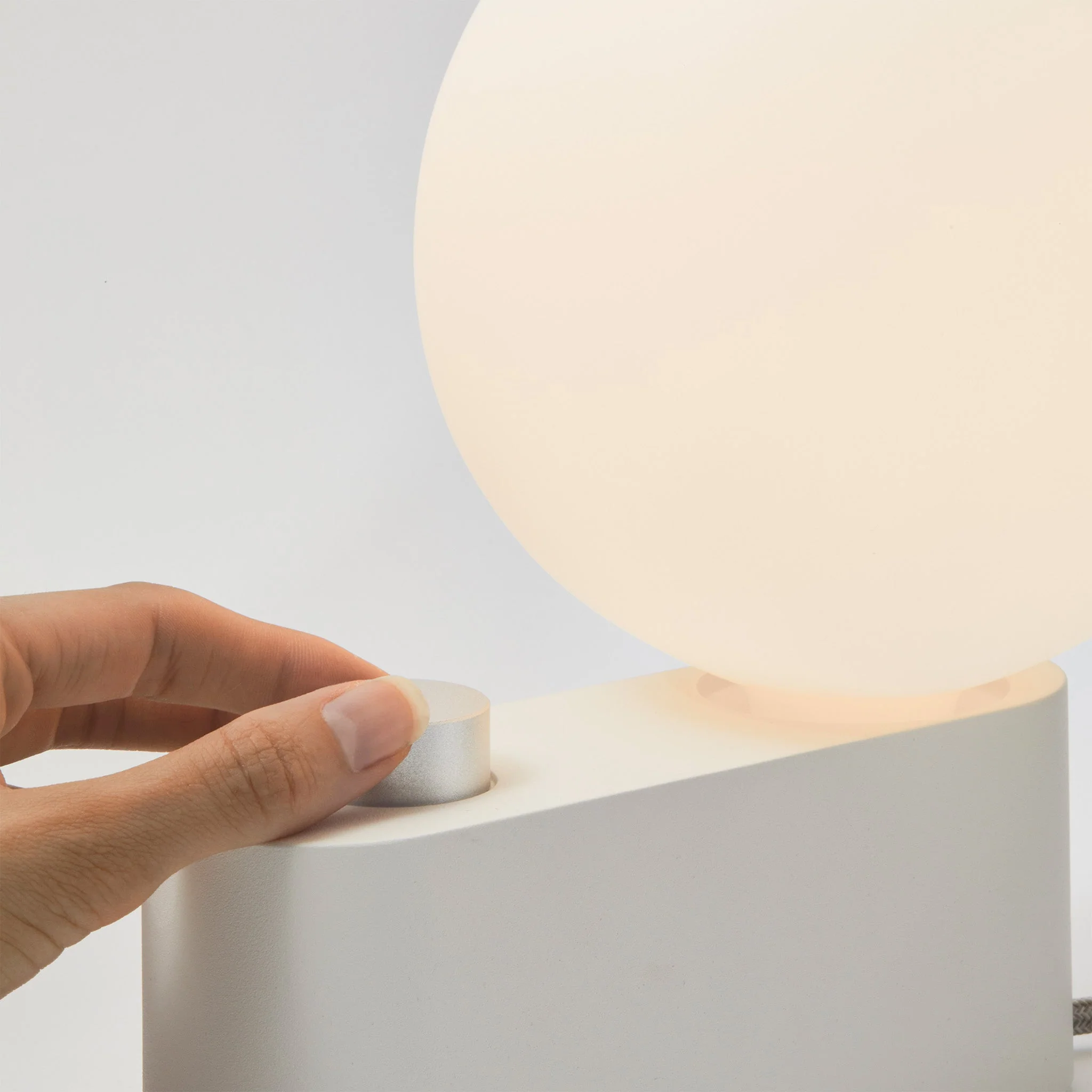 Alumina Lamp in Chalk - Set of 2 - Image 6