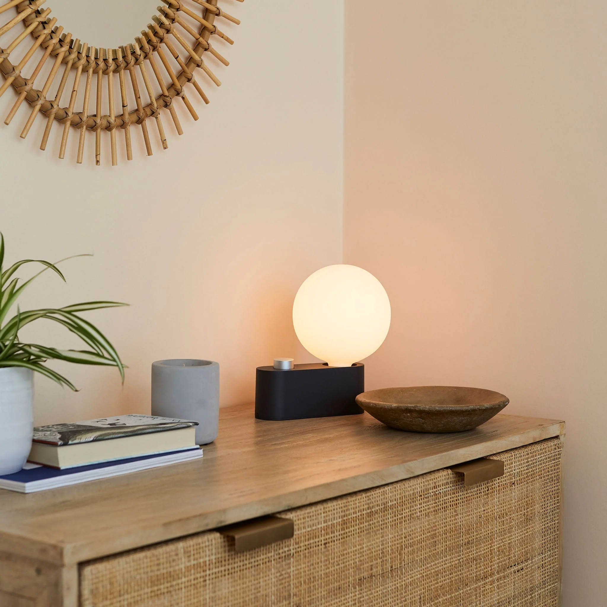 Alumina Lamp in Charcoal - Set of 2 - Image 4