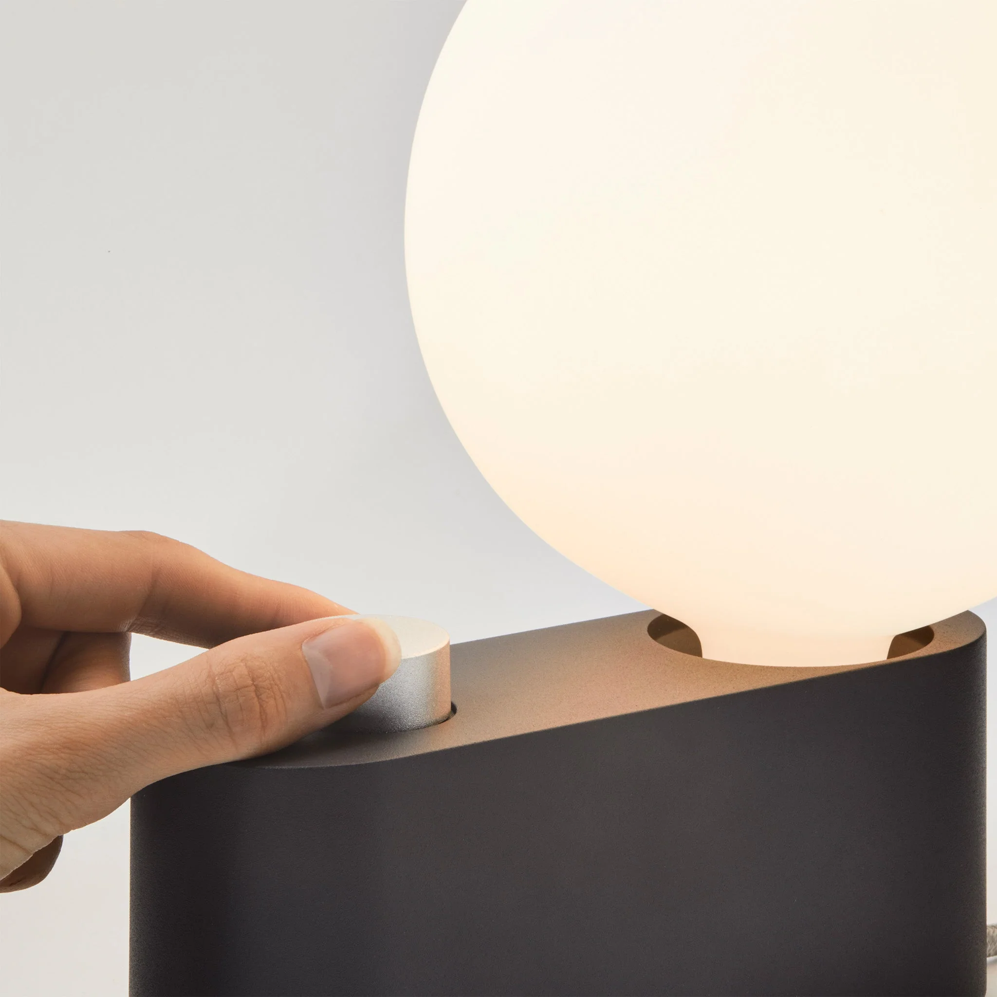 Alumina Lamp in Charcoal - Set of 2 - Image 6