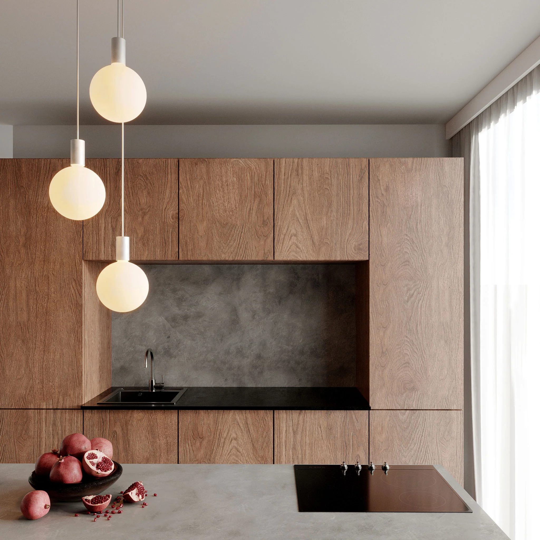 Alumina Triple Pendant + Sphere V - Image 2