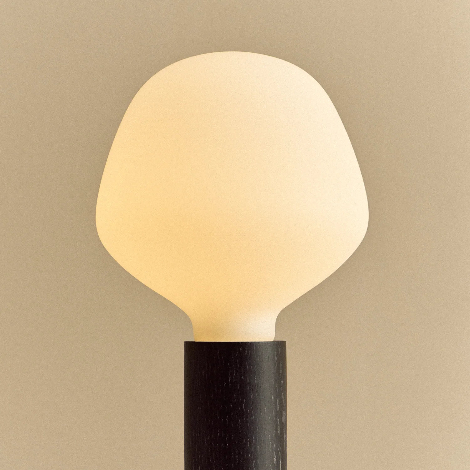 Knuckle Table Lamp in Blackened Oak + Enno - Image 4