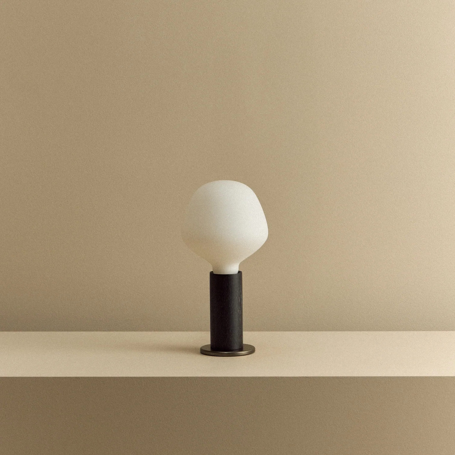 Knuckle Table Lamp in Blackened Oak + Enno - Image 7
