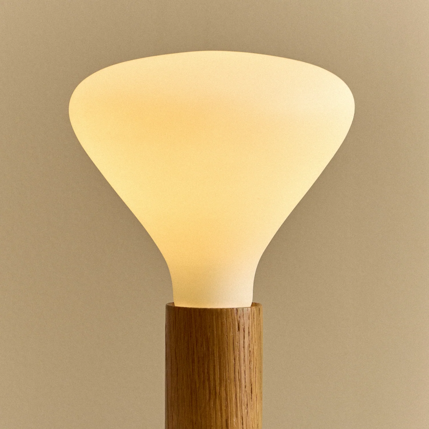 Knuckle Table Lamp in Oak + Noma - Image 5