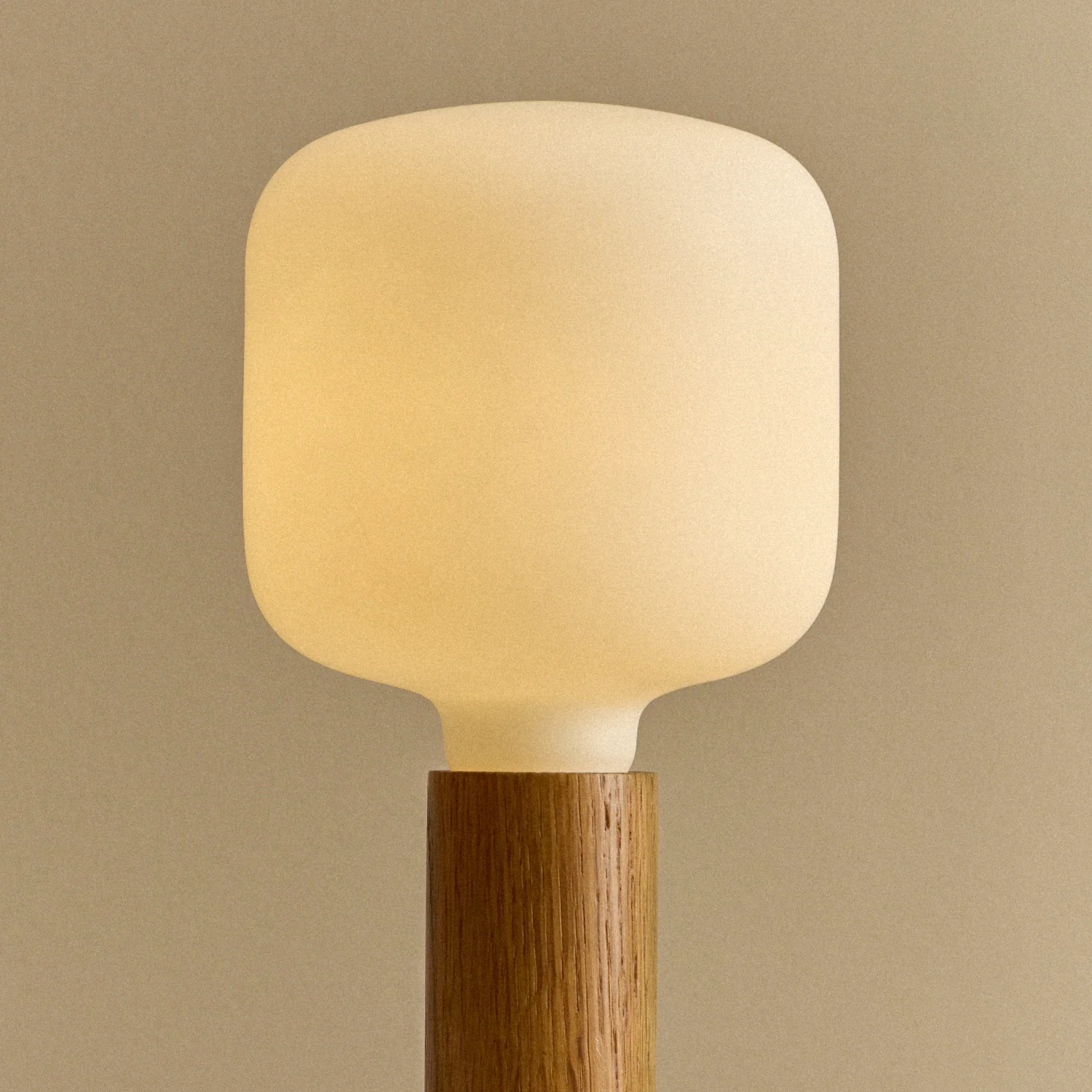 Knuckle Table Lamp in Oak + Oblo - Image 5