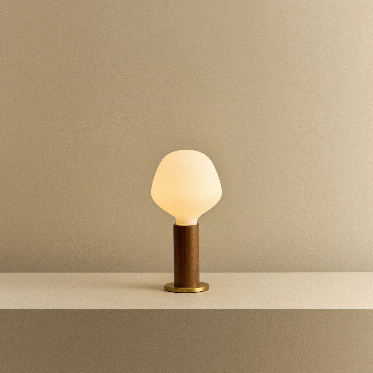 Knuckle Table Lamp in Walnut + Enno - Image 2