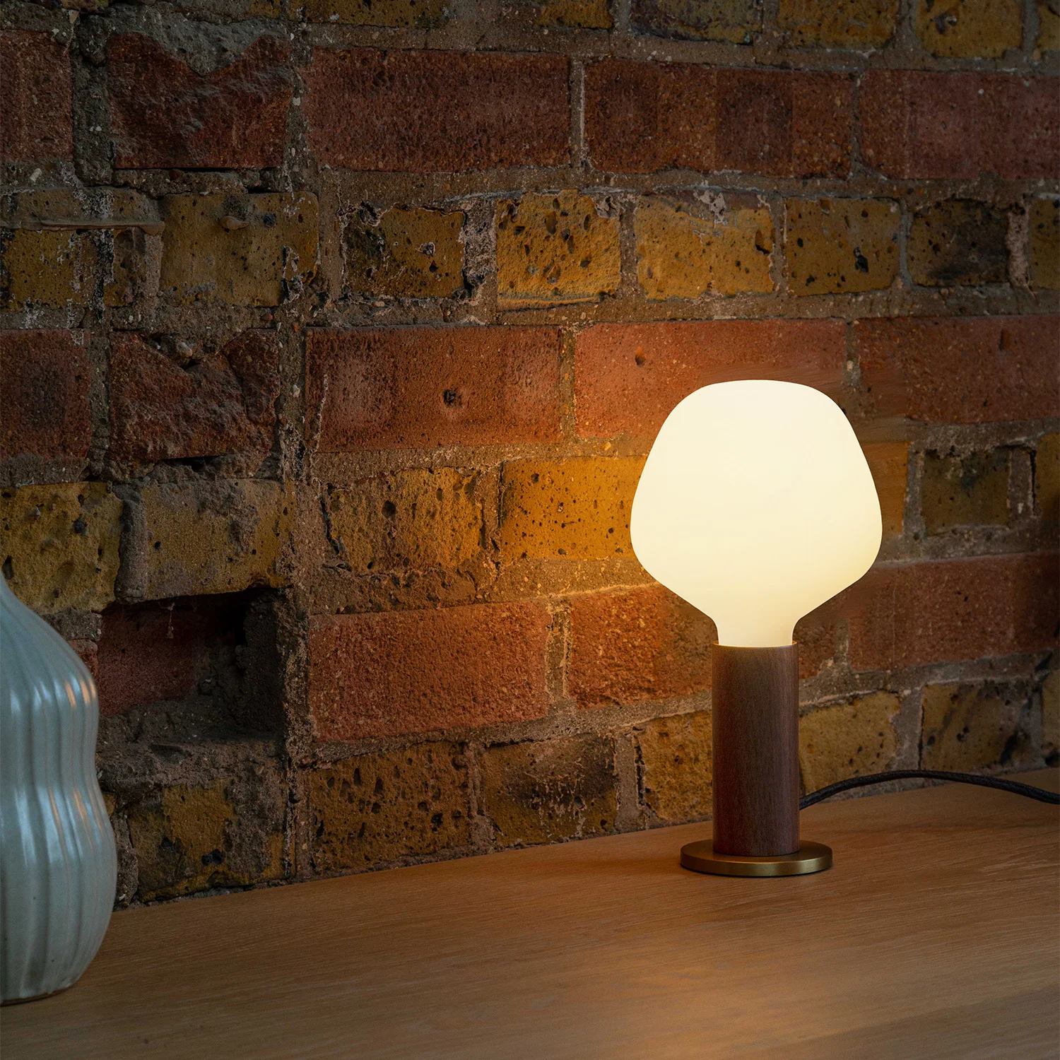 Knuckle Table Lamp in Walnut + Enno - Image 4