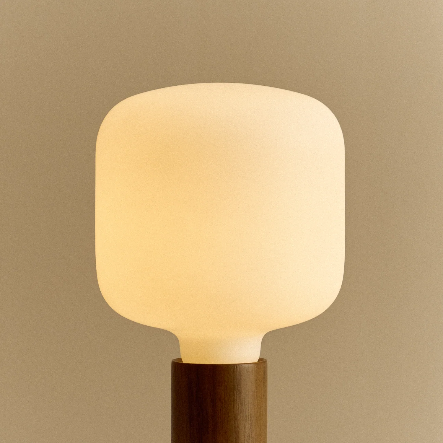 Knuckle Table Lamp in Walnut + Oblo - Image 5