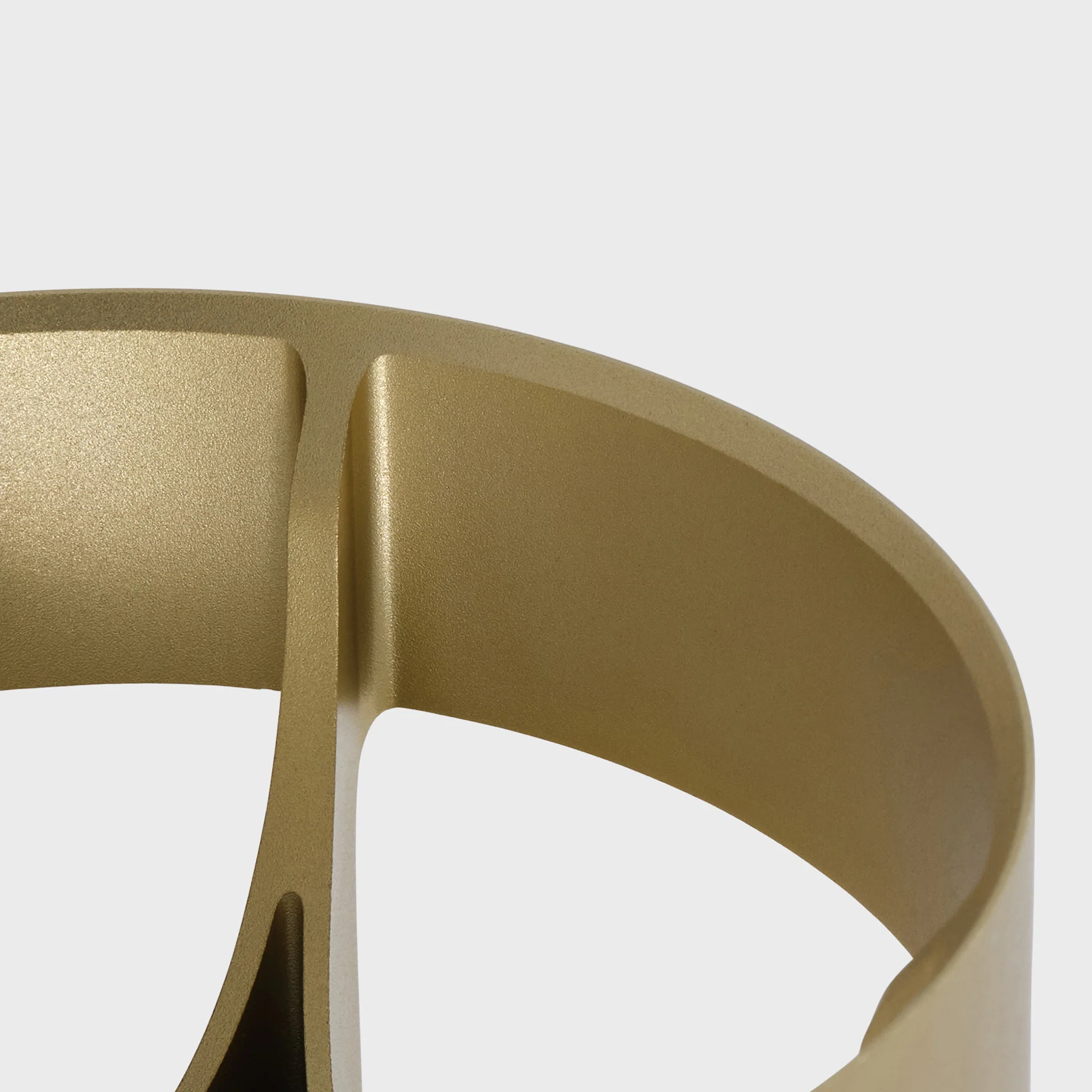 Loop Table Lamp in Gold + Sphere III - Image 5