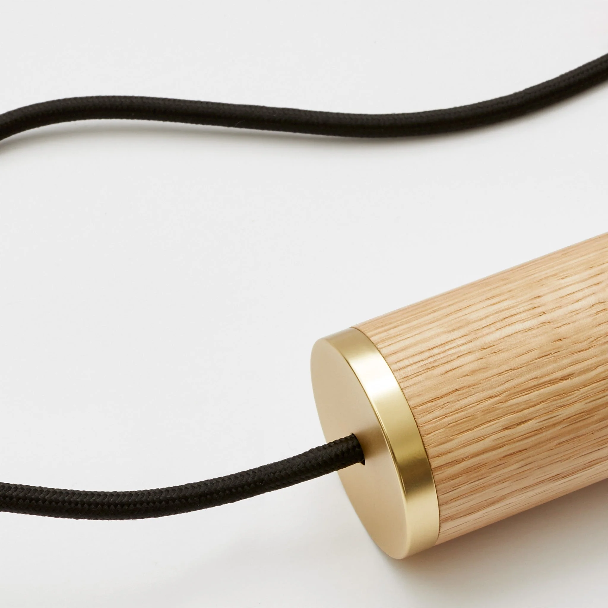 Oval II Pendant Light in Oak - Image 5