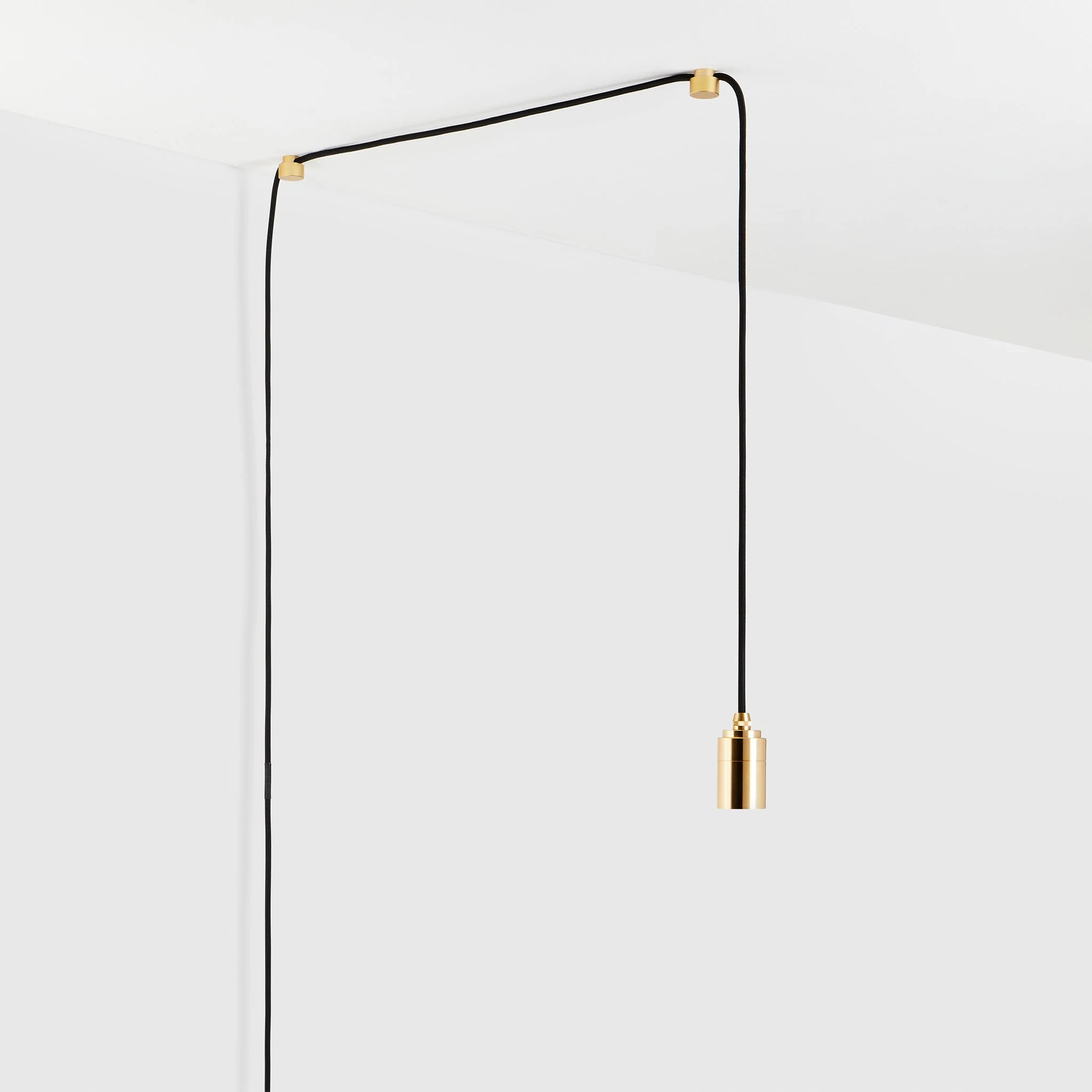 Oval Plug-In Pendant in Brass - Image 6
