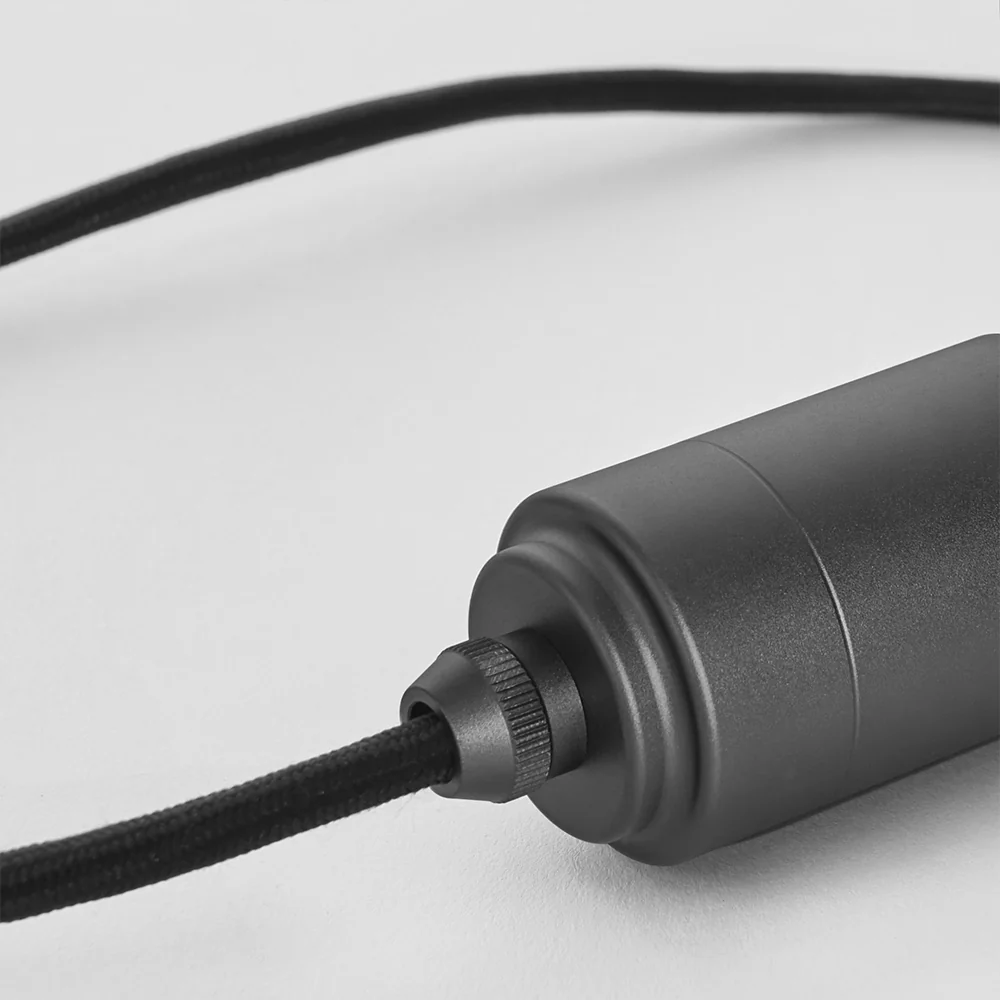 Oval II Plug-In Pendant in Graphite - Image 8