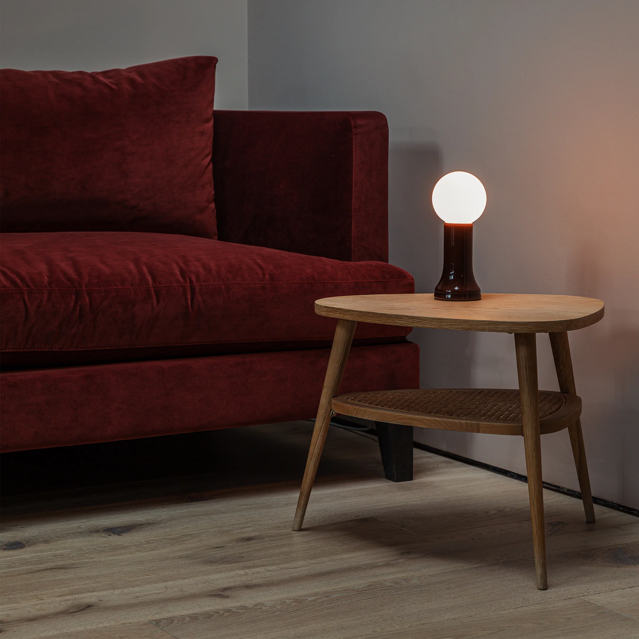 Shore Table Lamp in Bottle Brown - Image 8