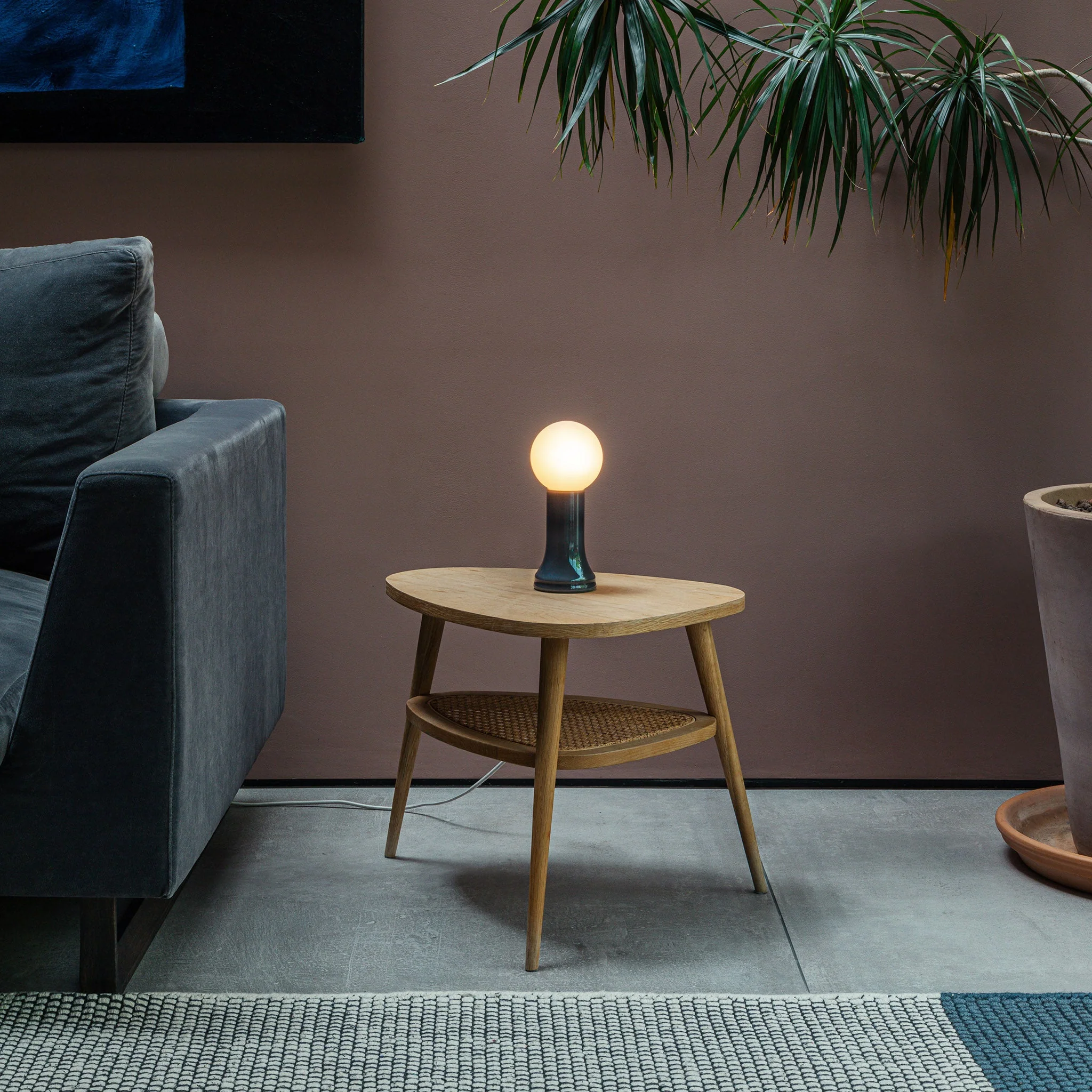 Shore Table Lamp in Smoke Grey - Set of 2 - Image 9