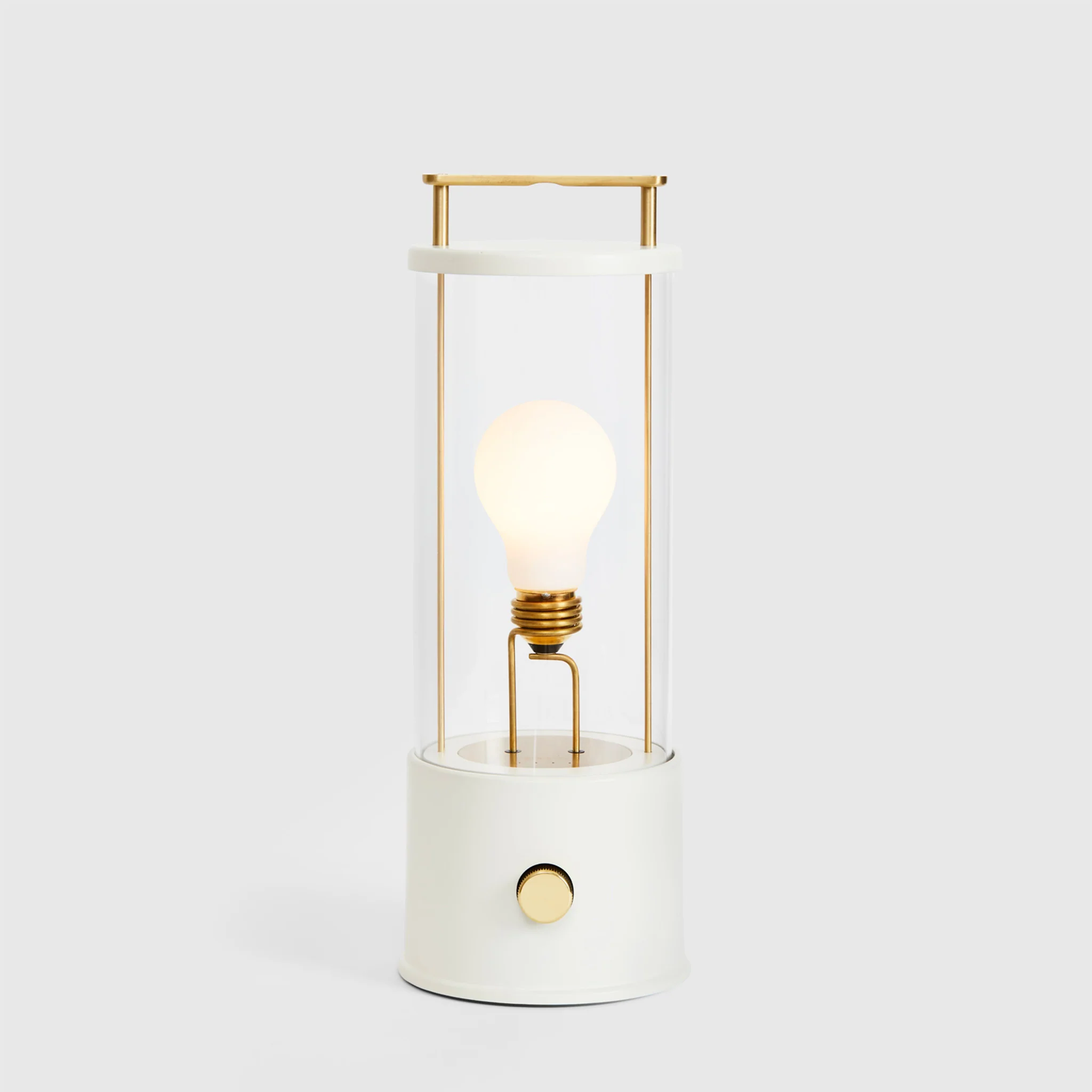 The Muse 2.0 Portable Lamp in Candlenut White