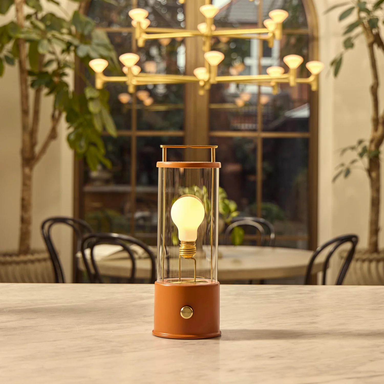 The Muse 2.0 Portable Lamp in Claycourt Orange - Image 4