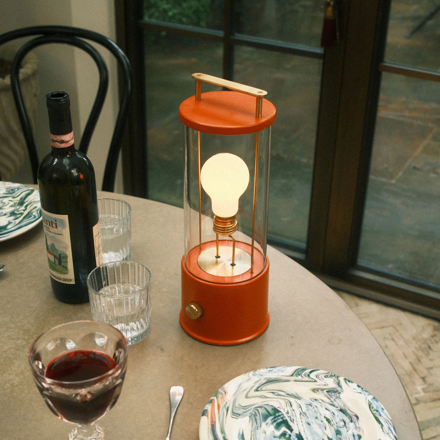 The Muse 2.0 Portable Lamp in Claycourt Orange - Image 5
