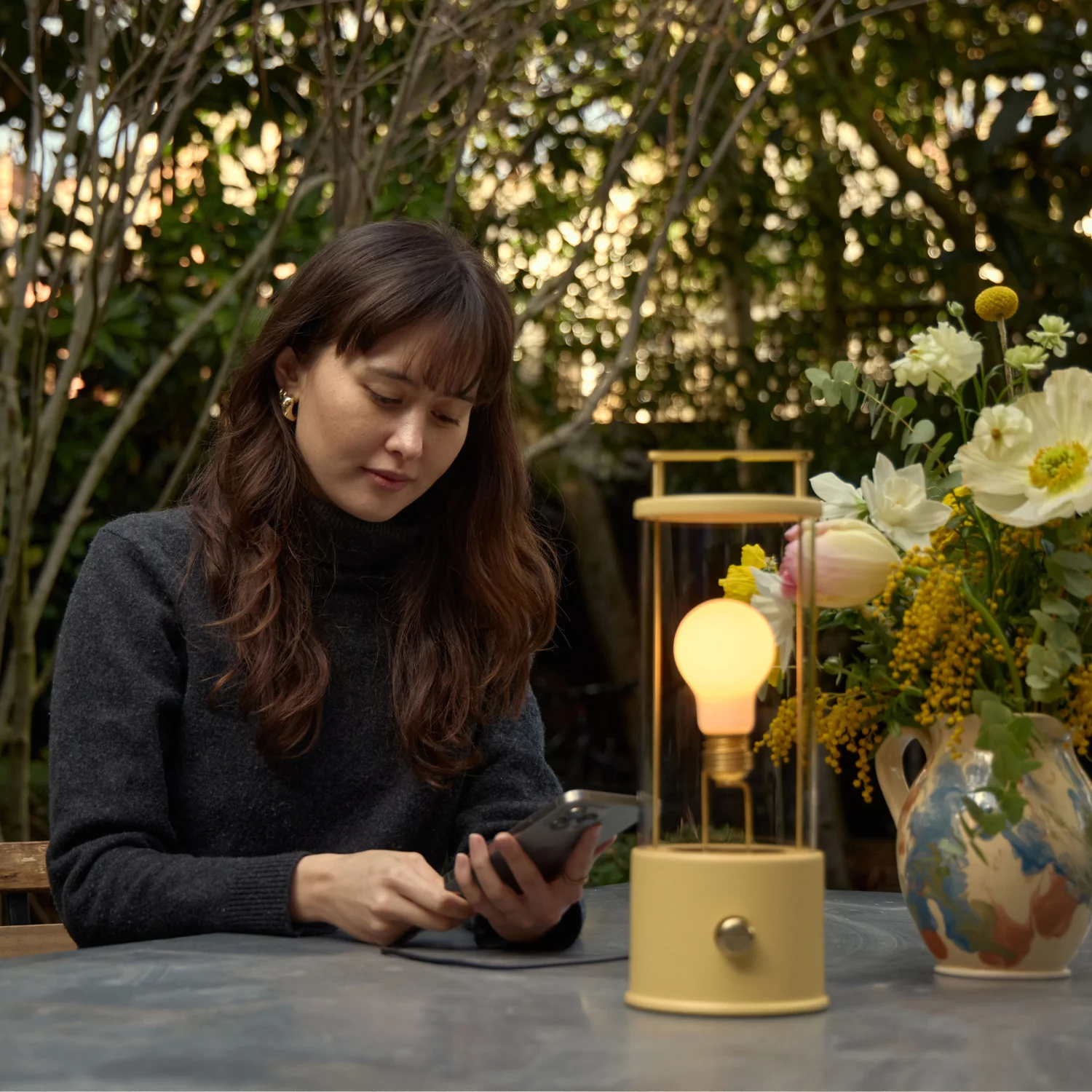 The Muse 2.0 Portable Lamp in Claycourt Orange - Image 7