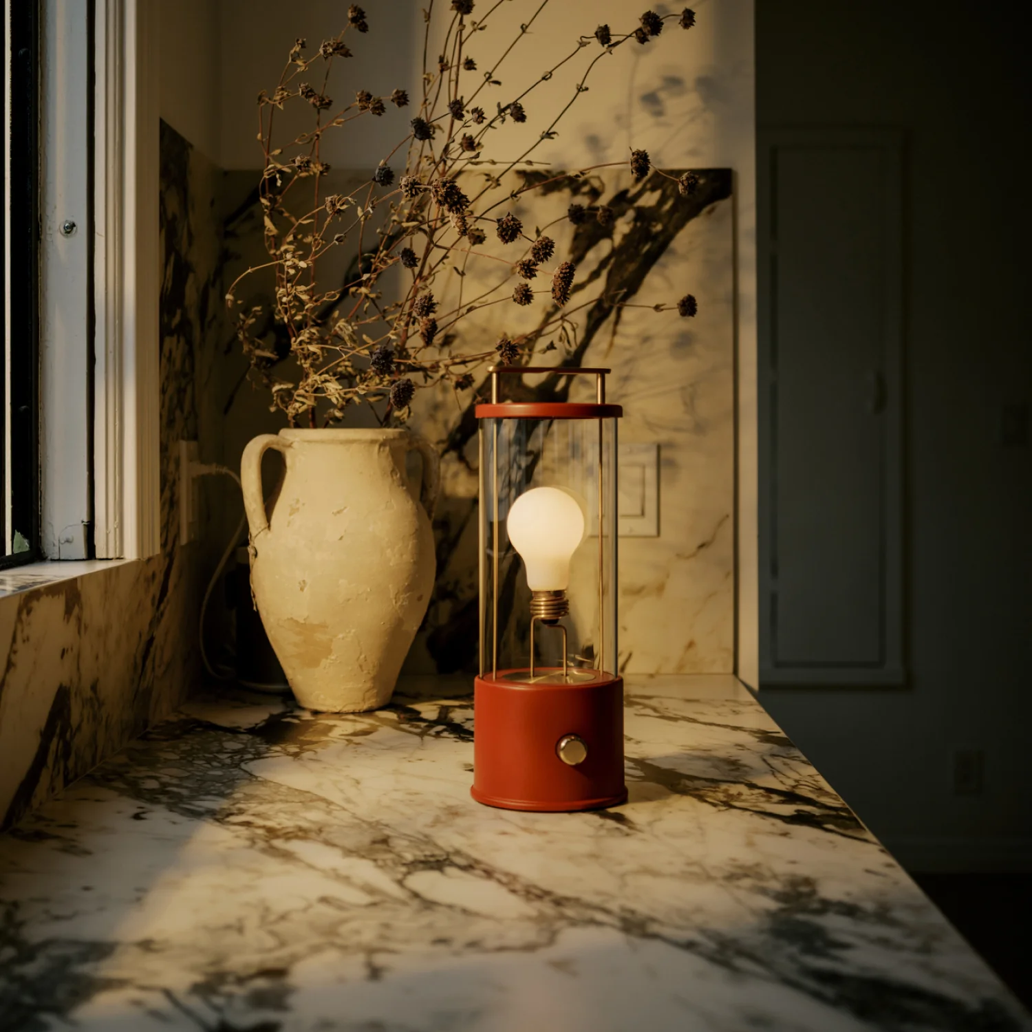 The Muse 2.0 Portable Lamp in Pomona Red - Image 6