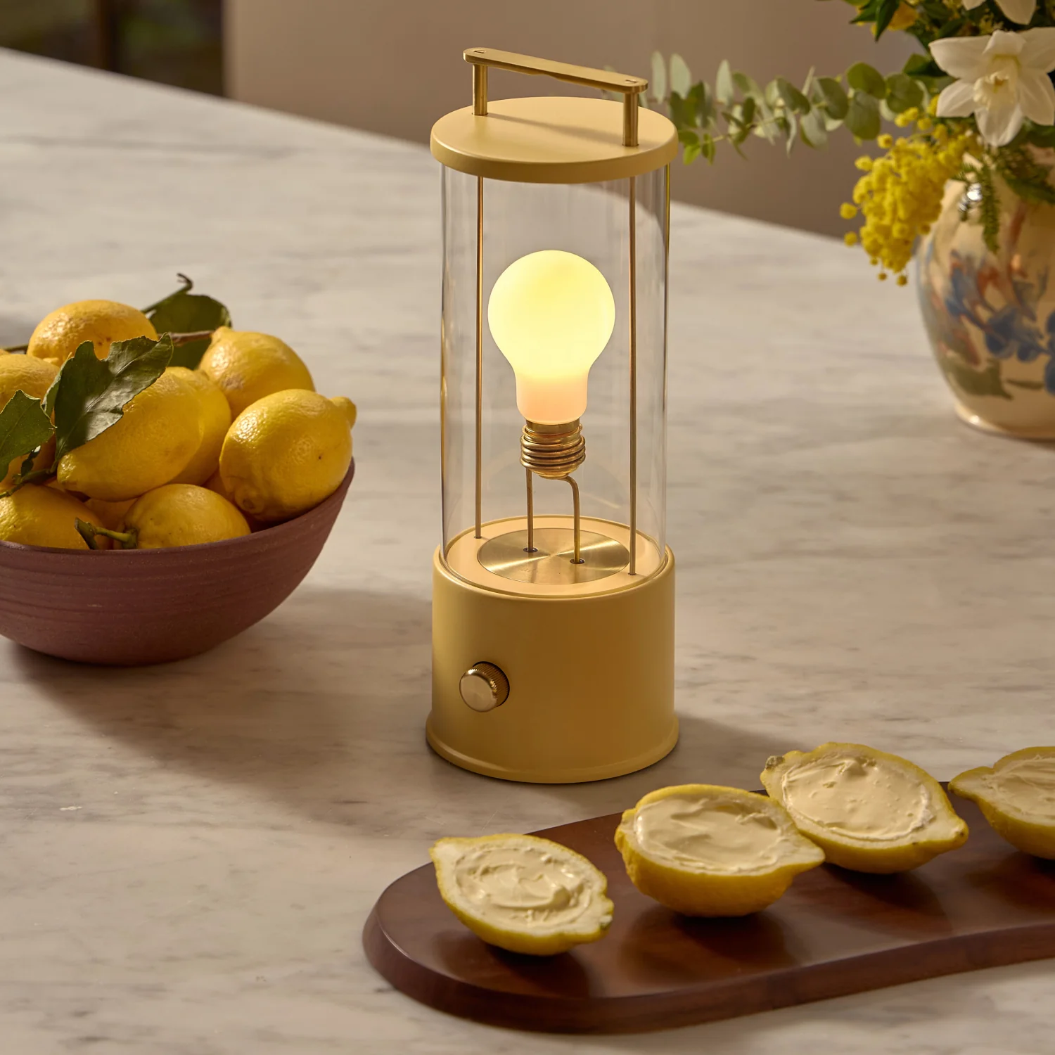 The Muse 2.0 Portable Lamp in Posset Yellow - Image 4