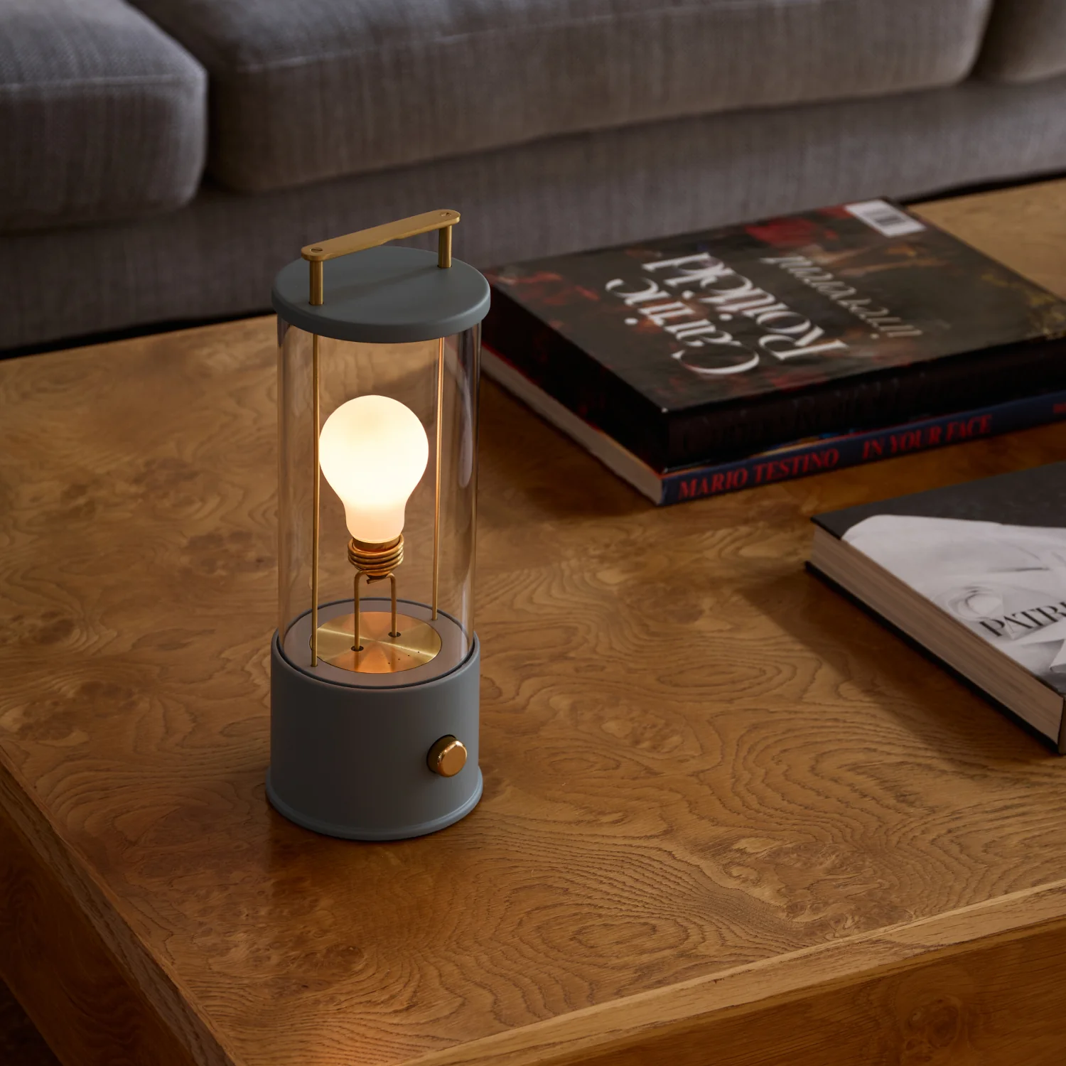 The Muse 2.0 Portable Lamp in Selvedge Blue - Image 3