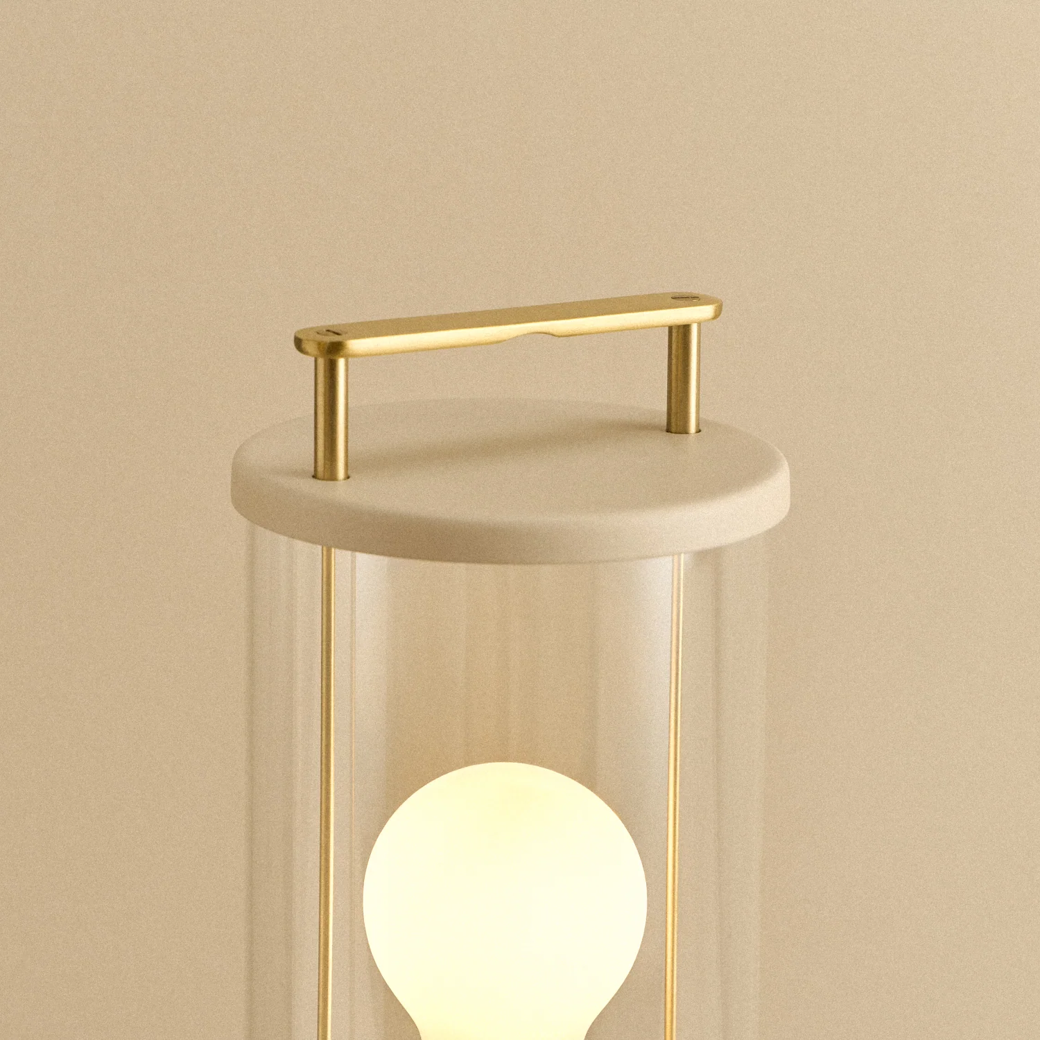 The Muse 2.0 Portable Lamp in Setting Plaster Pink - Image 12
