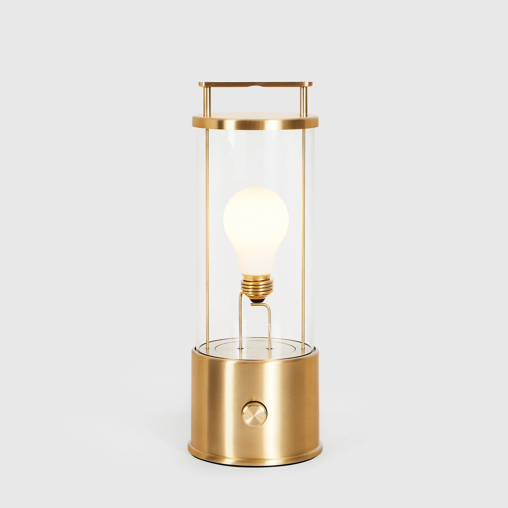The Muse 2.0 Portable Lamp in Solid Brass