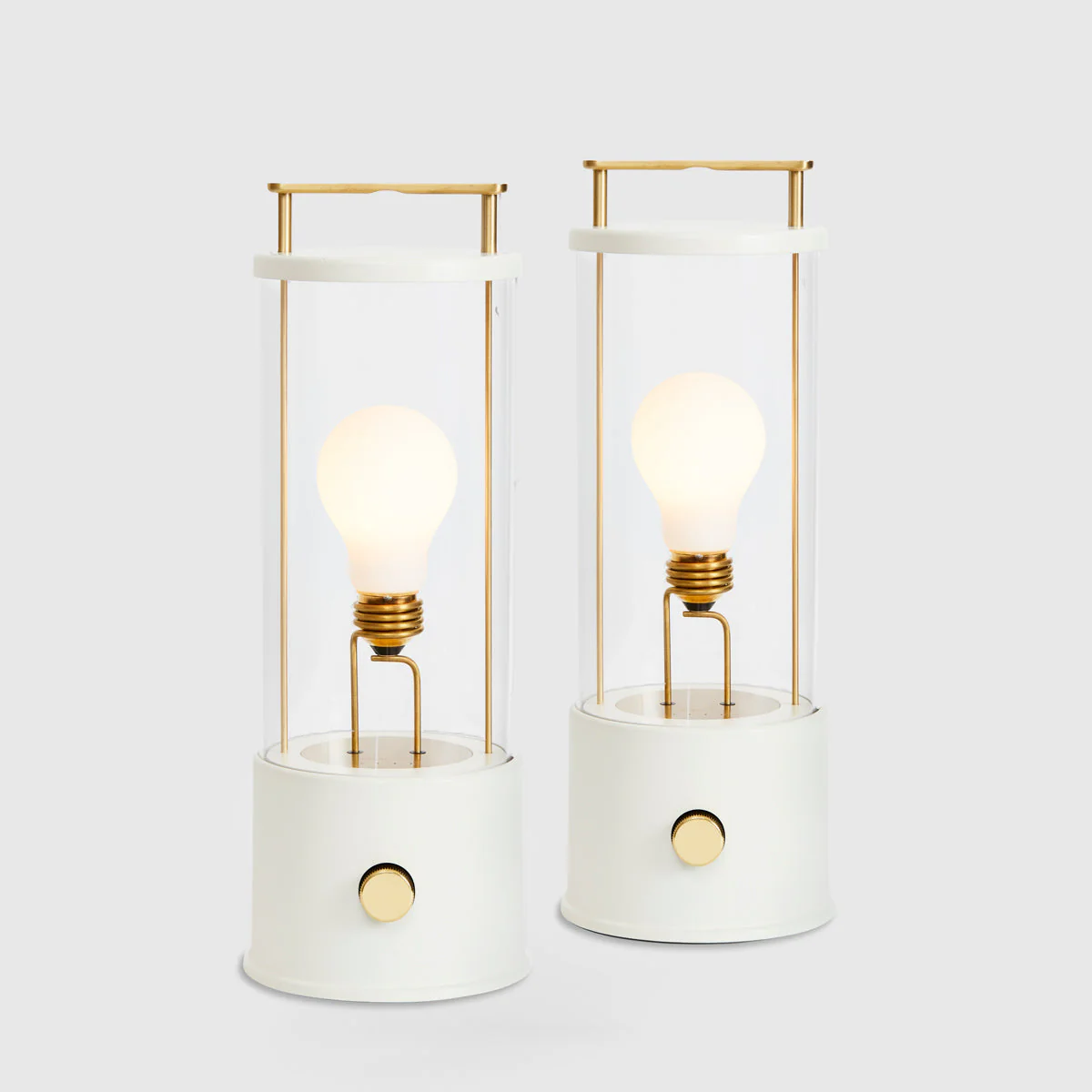 The Muse 1.0 Portable Lamp in Candlenut White - Set of 2