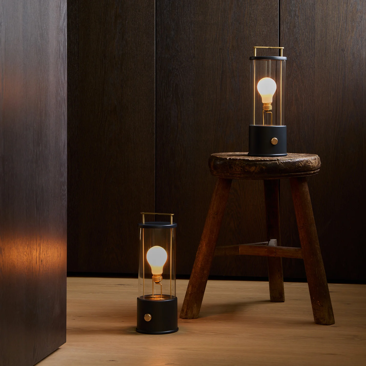 The Muse 1.0 Portable Lamp in Hackles Black - Set of 2 - Image 2