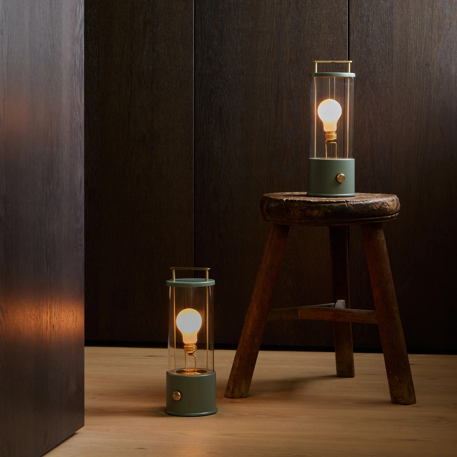 The Muse 1.0 Portable Lamp in Pleasure Garden Green - Set of 2 - Image 2