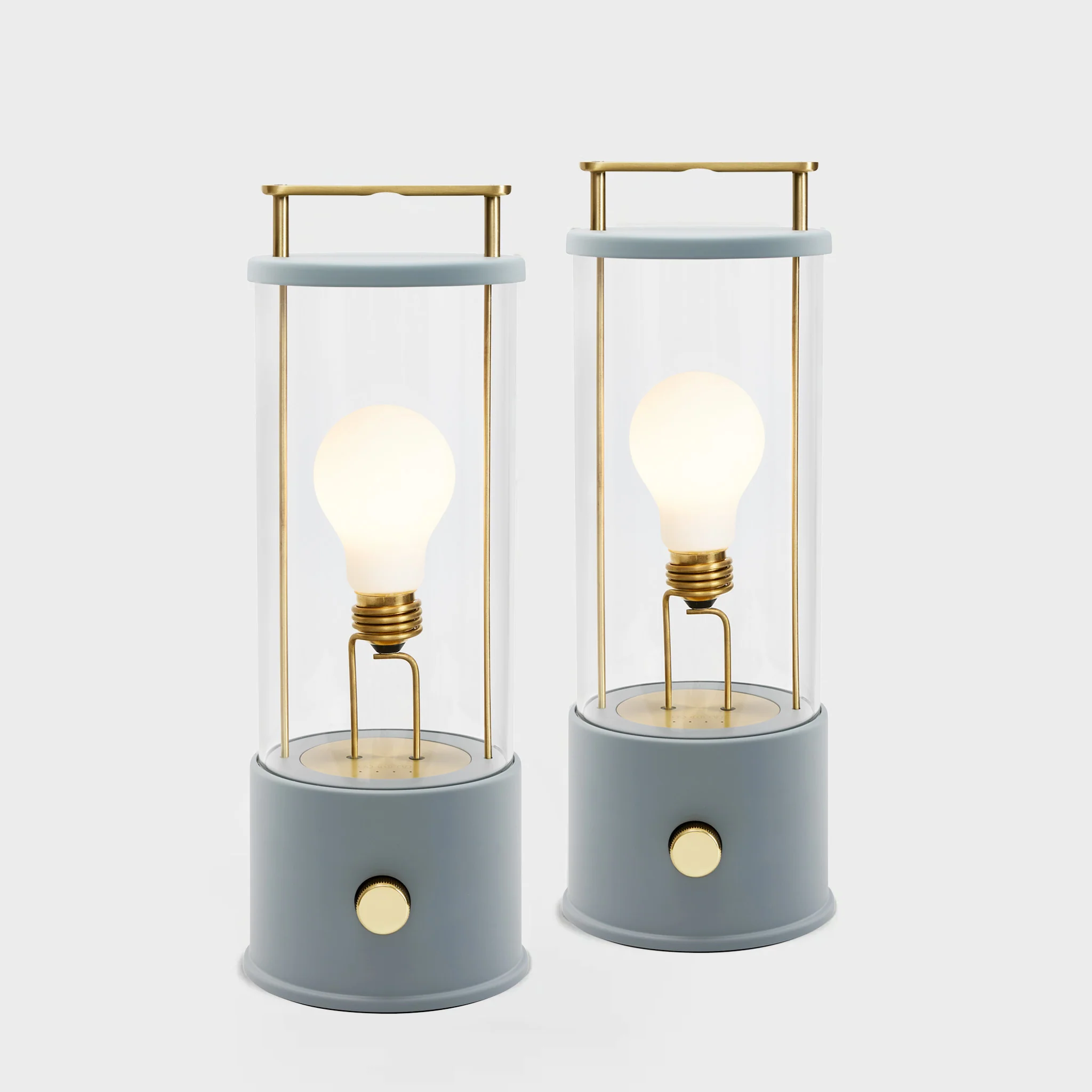 The Muse 1.0 Portable Lamp in Selvedge Blue - Set of 2