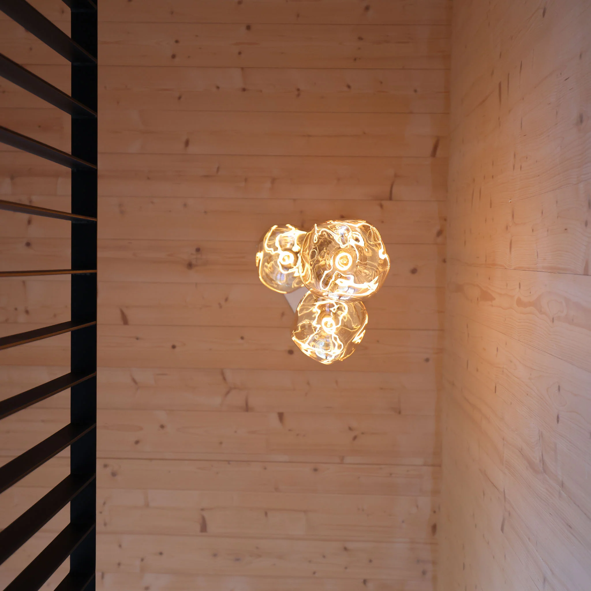 Triple Pendant in Brass + Voronoi III - Image 3
