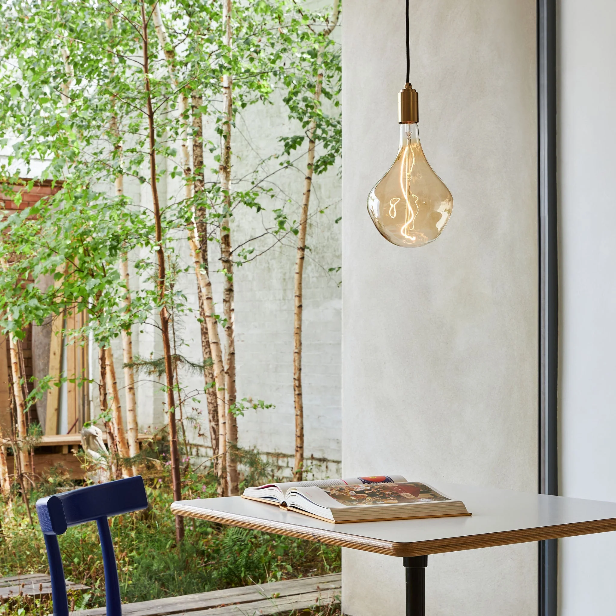 Voronoi II Plug-In Pendant in Brass - Image 3